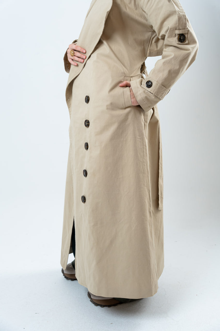 Deer Trench Coat