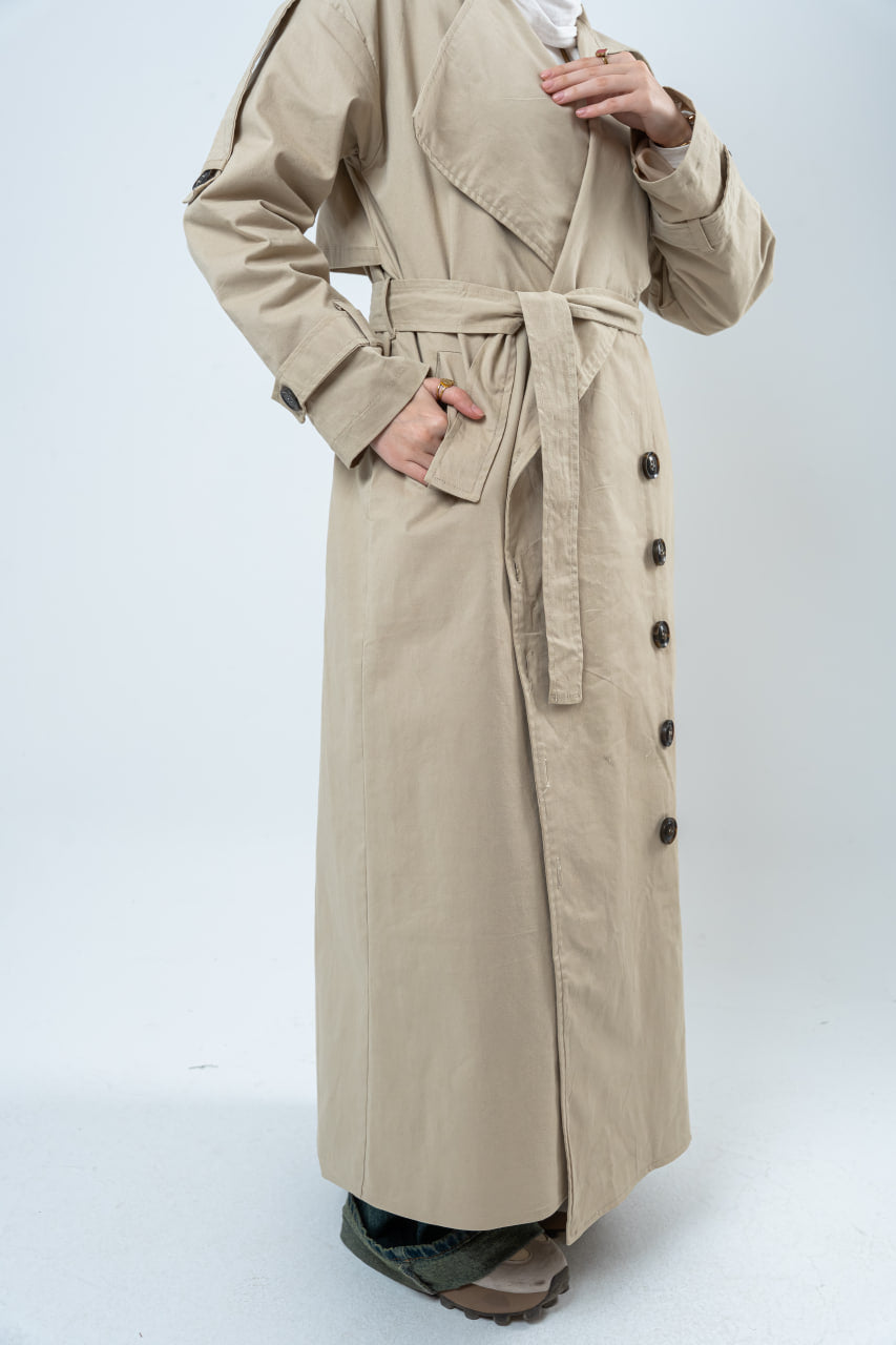 Deer Trench Coat