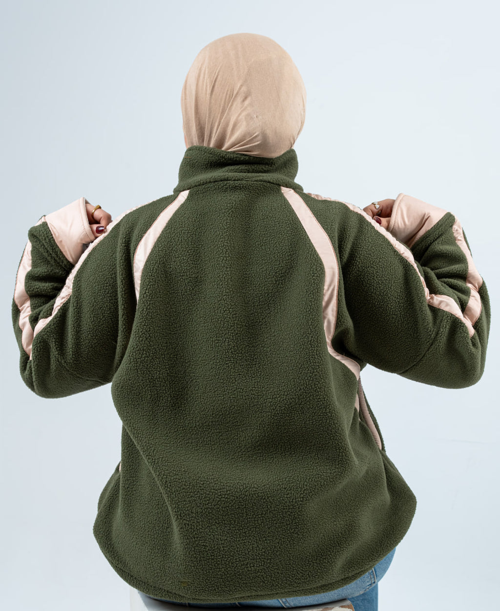 Olive Fluffy Hoodie