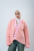 Powder Pink Fur Jacket